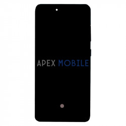 Дисплей с рамкой для Samsung Galaxy A52/A525F с тачскрином (черный) — Оригинал