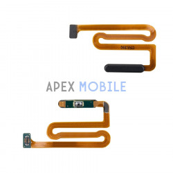 Сканер отпечатка пальцев для Samsung M127F/A125F/A127F/M12/A12/A12 Nacho (черный)