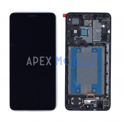 Дисплей с рамкой для Samsung Galaxy A01 Core/A013F с тачскрином (черный) — Оригинал
