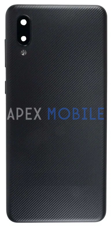 Задняя крышка для Samsung Galaxy A02/A022G (черная)