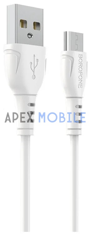 Кабель USB - MicroUSB Borofone BX51 (белый)