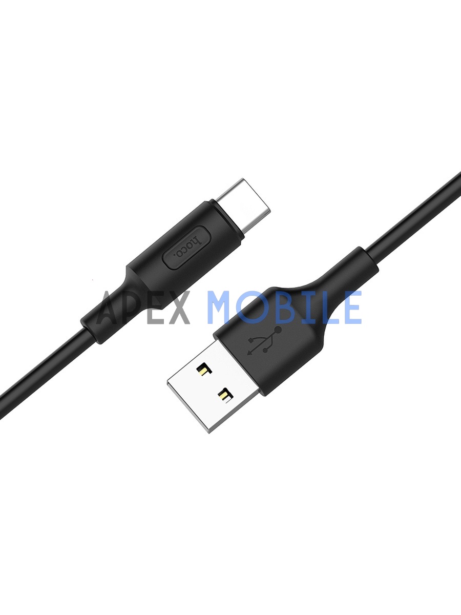 Кабель USB - Type-C Hoco X25 (черный)