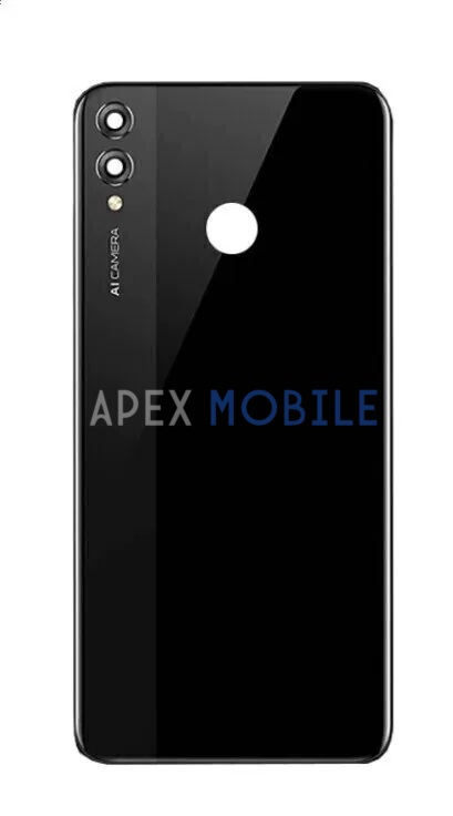 Задняя крышка для Huawei Honor 8X (черная) - Премиум