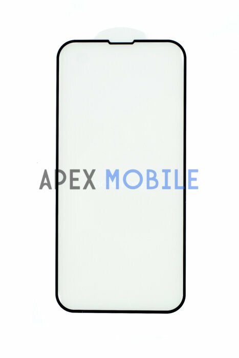 Защитное стекло для iPhone 13 Pro Max (закалённое, полное покрытие, черное) - Оптима
