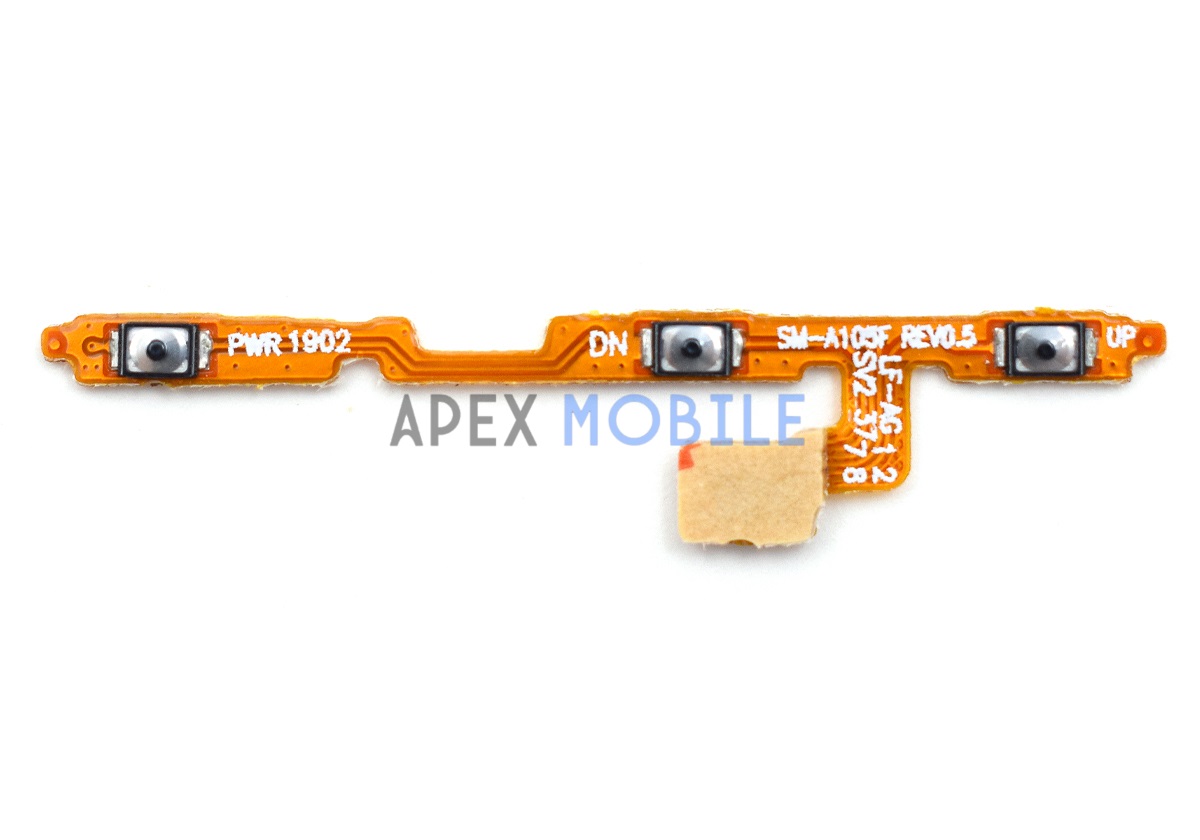 Шлейф для Samsung Galaxy M20/M10/A10/M205F/M105F/A105F на кнопки громкости/включения