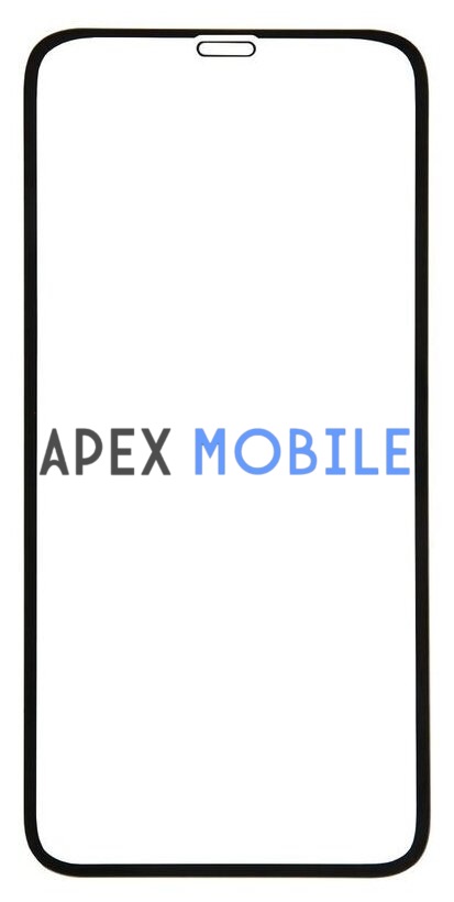Защитное стекло для iPhone 12 Pro Max (полное покрытие, закаленное, черное) премиум