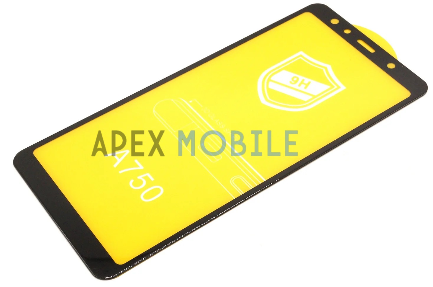 Защитное стекло для Samsung Galaxy A7 2018/A750F (полное покрытие) черное