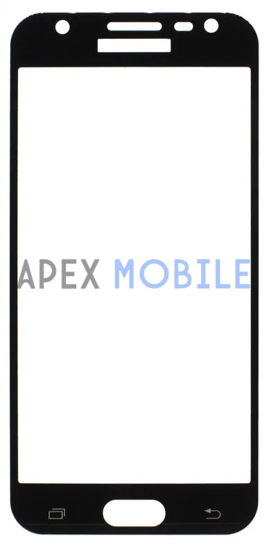Защитное стекло для Samsung Galaxy J3 2017/J330F (полное покрытие) черное
