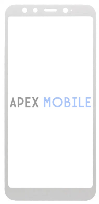 Защитное стекло для Xiaomi Mi A2/Mi 6X (полное покрытие) белое