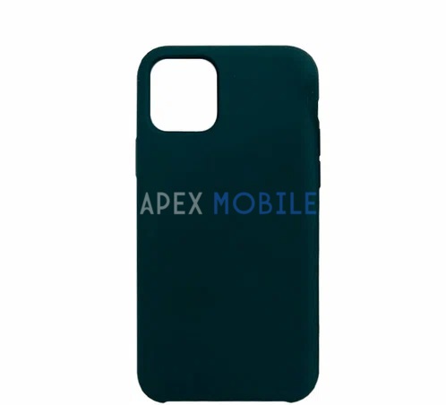 Чехол Silicone Case для iPhone 12 Mini (зелёный мох)