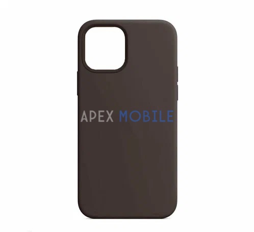 Чехол Silicone Case для iPhone 12 Mini (шоколадный)