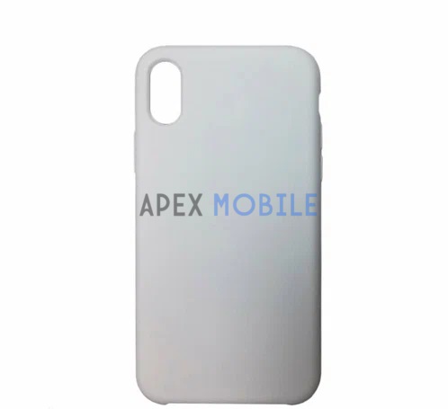 Чехол Silicone Case для iPhone X / XS (белый)