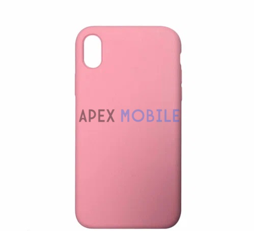 Чехол Silicone Case для iPhone XR (розовый)