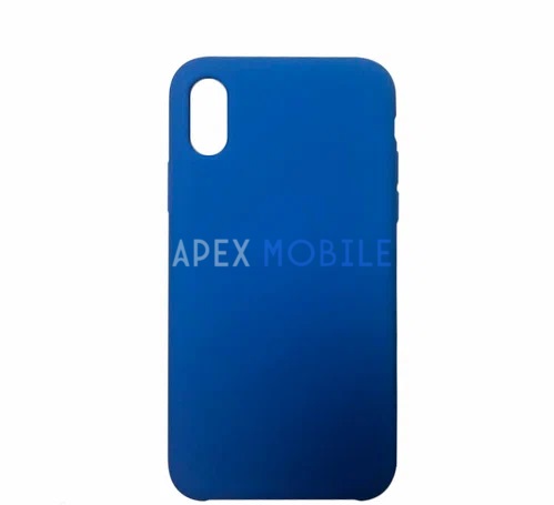 Чехол Silicone Case для iPhone XR (сине-голубой)
