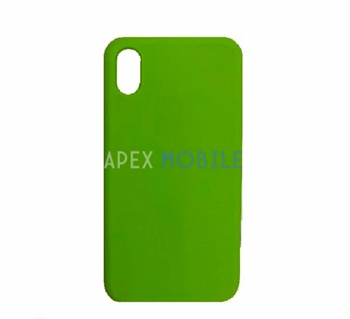 Чехол Silicone Case для iPhone XR (лаймовый зеленый)