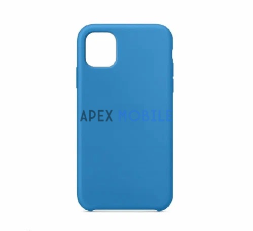 Чехол Silicone Case для iPhone 13 (голубая пудра)