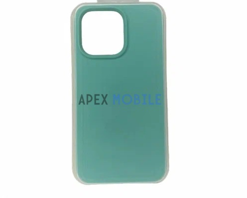 Чехол Silicone Case для iPhone 13 (нежная мята)