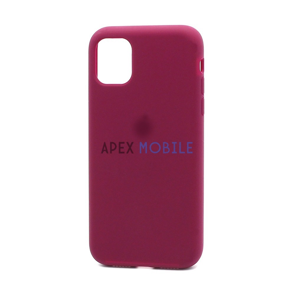 Чехол Silicone Case для iPhone 13 Mini (бордовый)