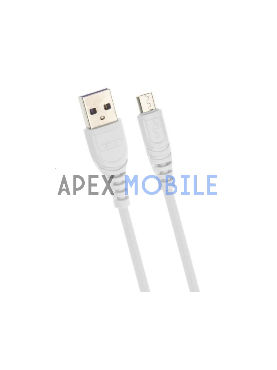 Кабель USB - MicroUSB BC белый