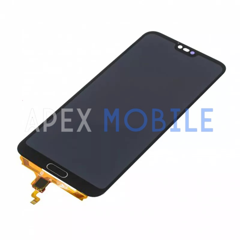 Дисплей для Honor 10 (COL-L29) с тачскрином (черный, отпечаток работает) - Премиум