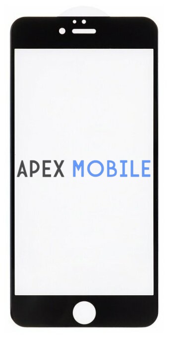 Защитное стекло для iPhone 6 Plus/6S Plus (Premium 5D-9H 0,3 мм) черное