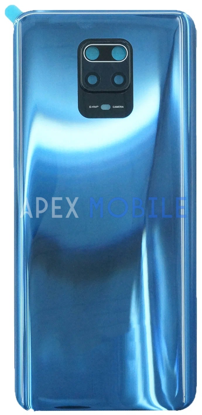 Задняя крышка для Xiaomi Redmi Note 9S/Redmi Note 9 Pro (серая)