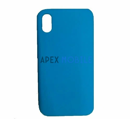 Чехол Silicone Case для iPhone XR (голубой)