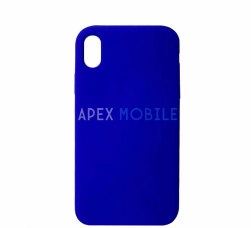 Чехол Silicone Case для iPhone XR (ультра синий)