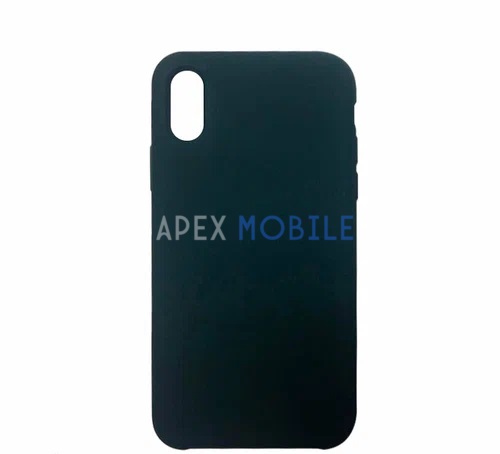 Чехол Silicone Case для iPhone XS MAX (зелёный мох)