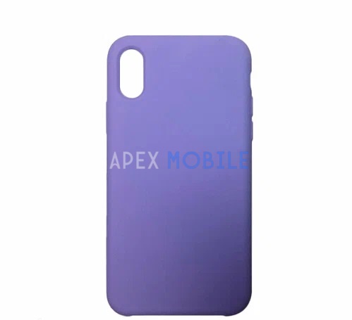 Чехол Silicone Case для iPhone XS MAX (сиреневый)