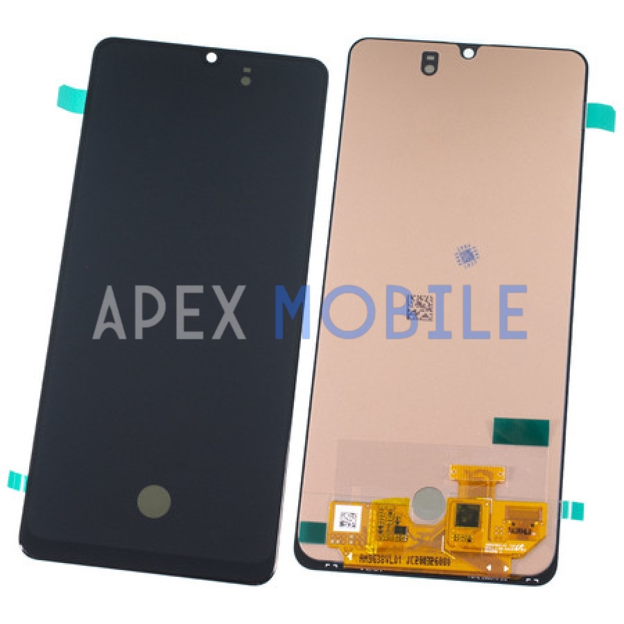 Дисплей с рамкой для Samsung Galaxy A31/A315F с тачскрином (черный) - AMOLED