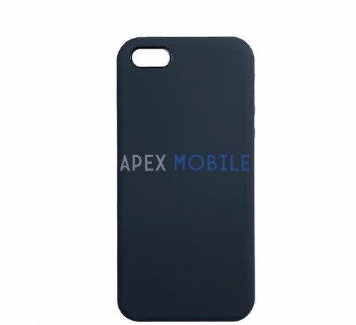 Чехол Silicone Case для iPhone 5 / 5S / SE (синий кобальт)