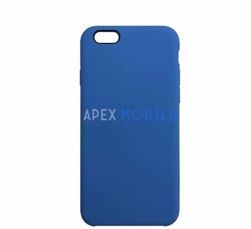 Чехол Silicone Case для iPhone 6 / 6S (сине-голубой)
