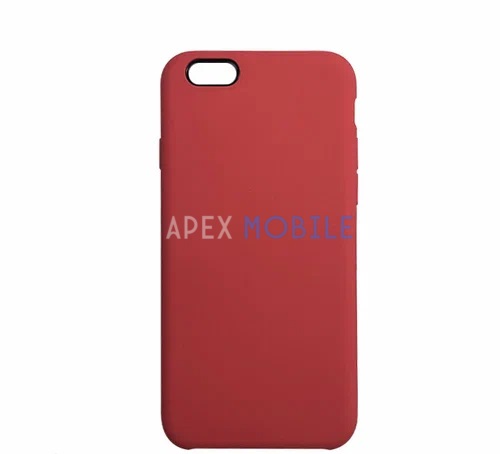 Чехол Silicone Case для iPhone 6 Plus / 6S Plus (красный)