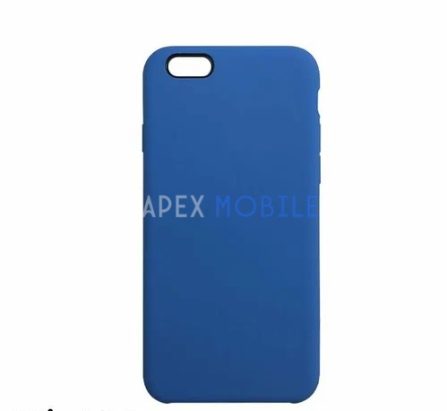 Чехол Silicone Case для iPhone 6 Plus / 6S Plus (тёмно-синий)