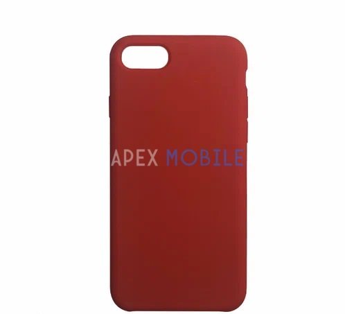 Чехол Silicone Case для iPhone 7 Plus / 8 Plus (красный)