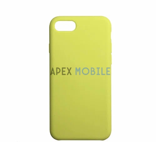 Чехол Silicone Case для iPhone SE2 / 7 / 8 (жёлтый неон)