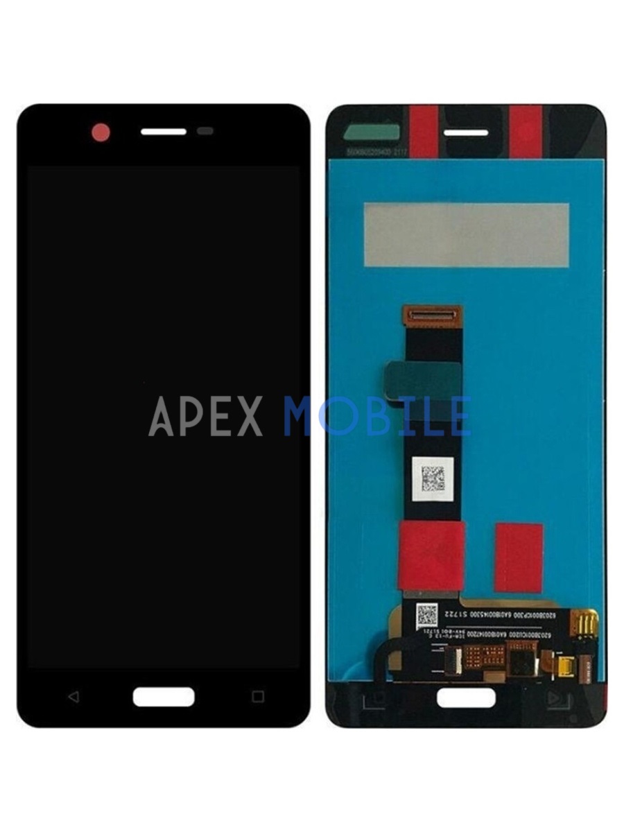 Дисплей для Nokia 5 с тачскрином (черный)