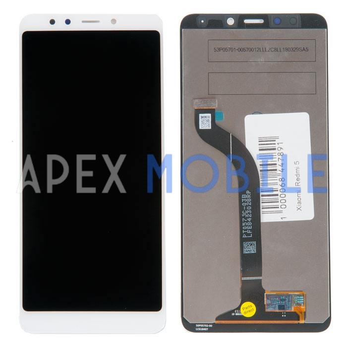 Дисплей для Xiaomi Redmi 5 с тачскрином (белый)