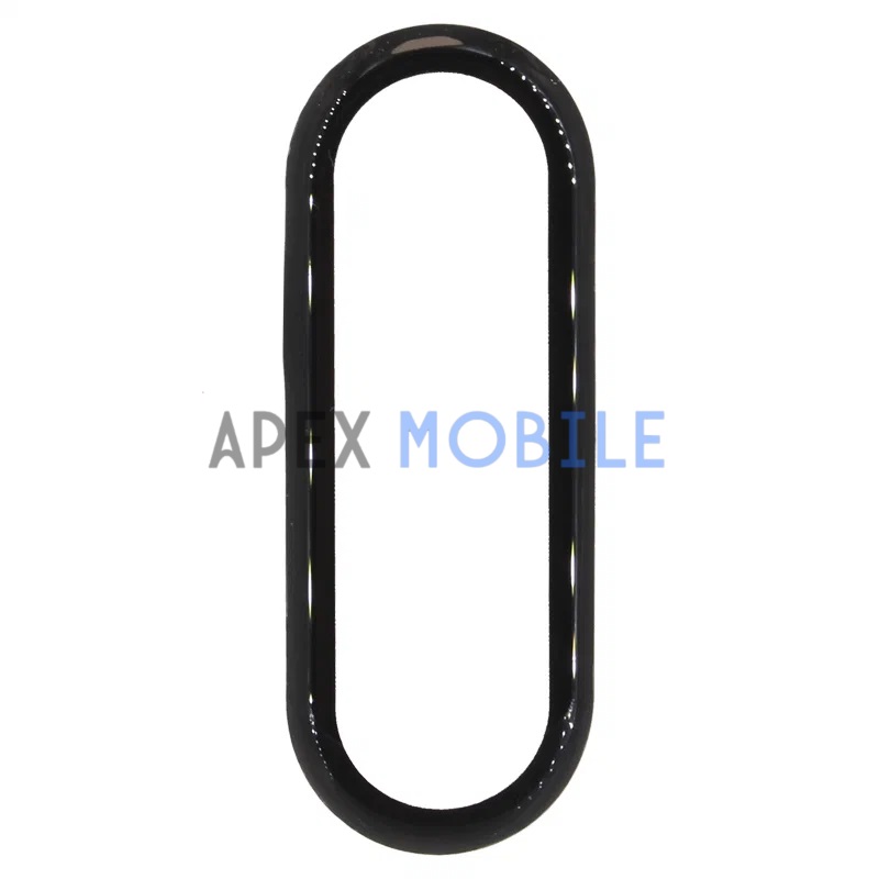 Защитная пленка для Xiaomi Mi Band 6 (полное покрытие, силиконовая) черная