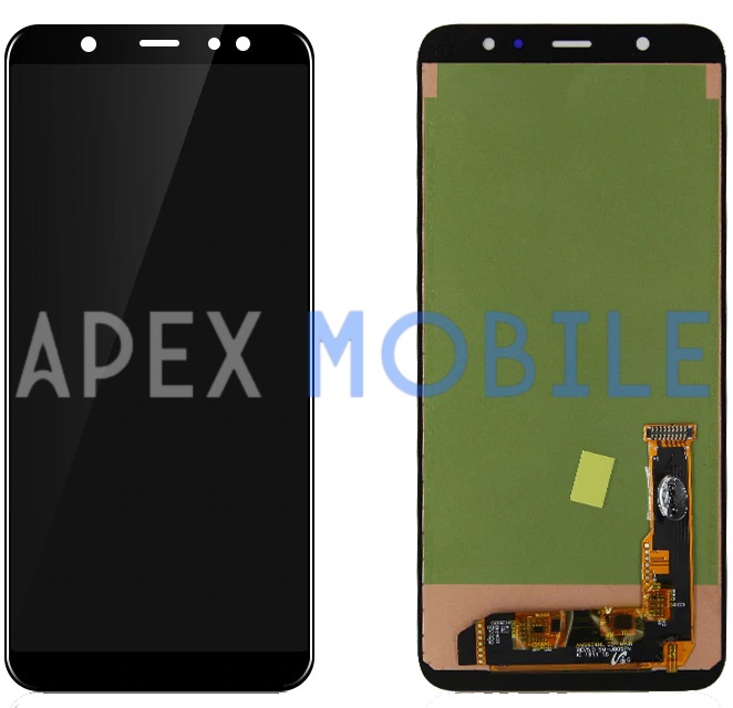 Дисплей для Samsung Galaxy A6+ 2018/A605F с тачскрином (черный) - AMOLED