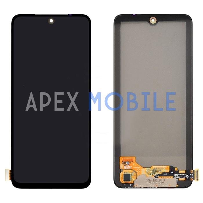 Дисплей для Xiaomi Redmi Note 10/10S с тачскрином (черный) - AMOLED