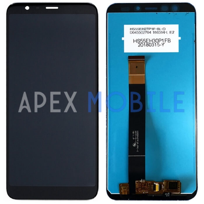 Дисплей для Meizu M8c с тачскрином (черный)