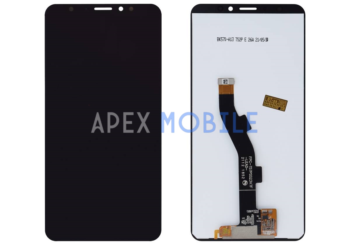 Дисплей для Meizu M8 с тачскрином (черный)