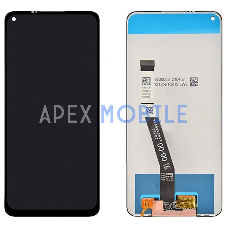 Дисплей для Xiaomi Redmi Note 9 с тачскрином (черный) - Оригинал
