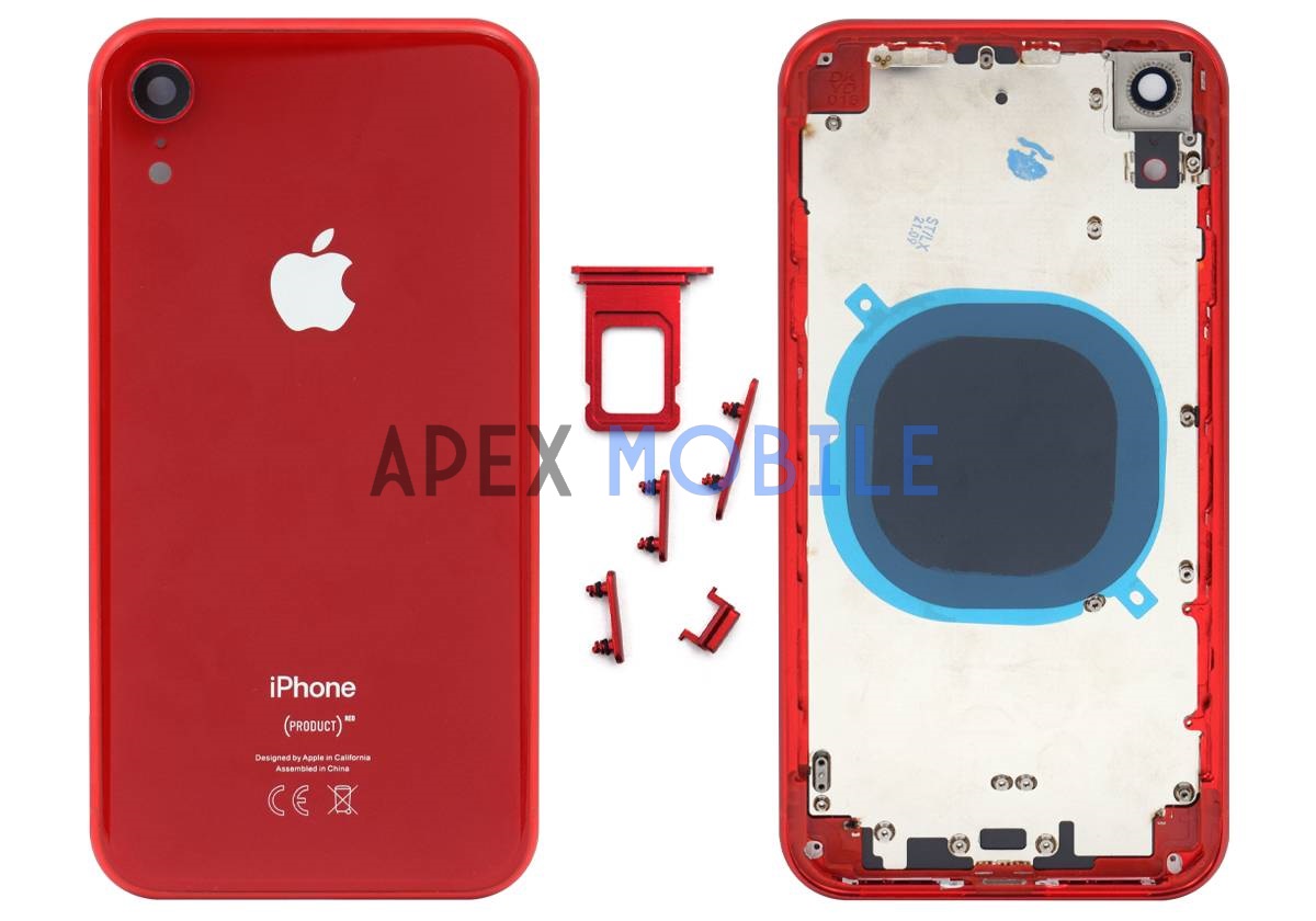 Корпус для iPhone XR (красный) - Оригинал