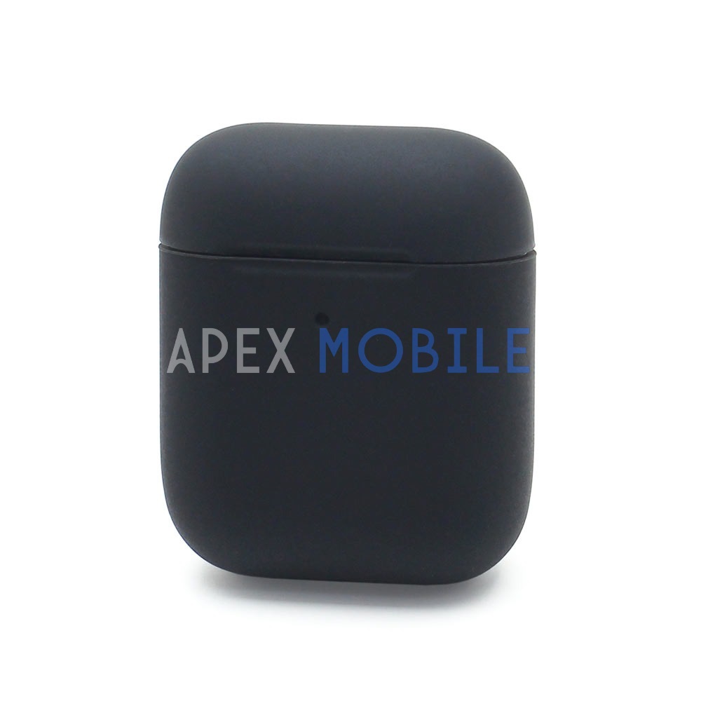 Чехол силиконовый AirPods 2 Silicone Case (018) черный