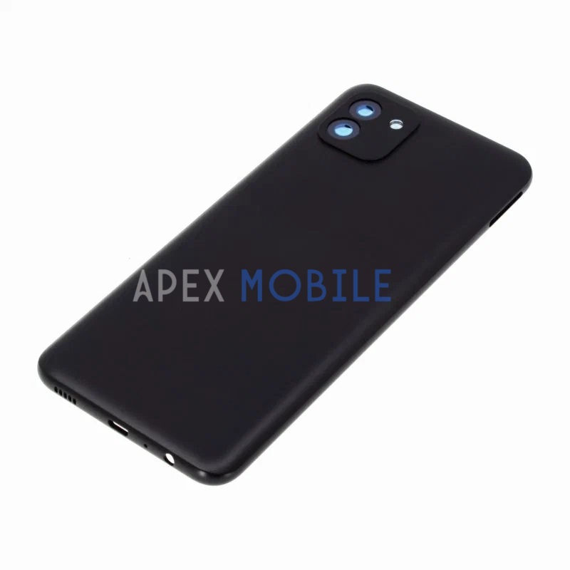 Задняя крышка для Samsung Galaxy A03/A035F (черная)