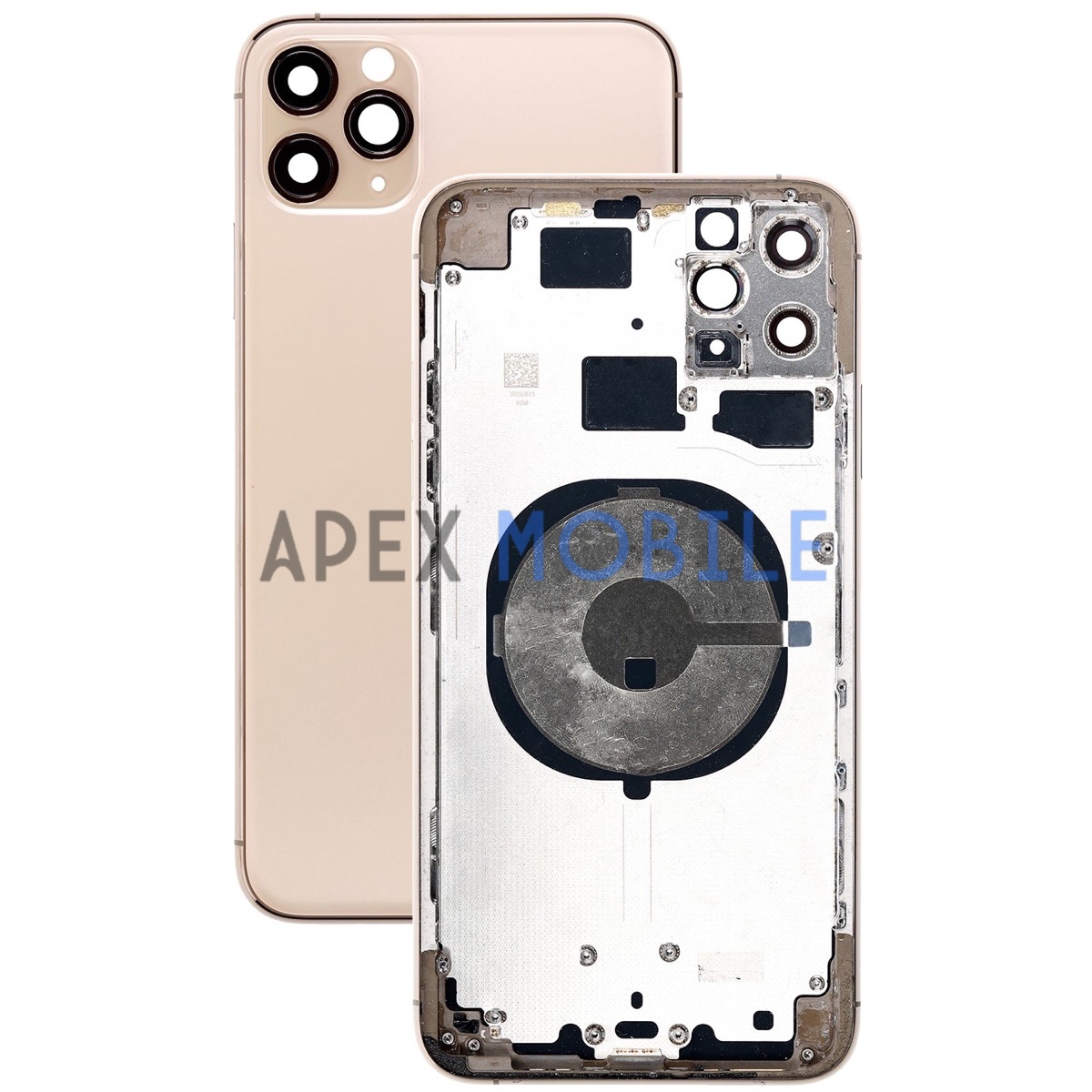 Корпус для iPhone 11 PRO MAX (золотой) - Оригинал