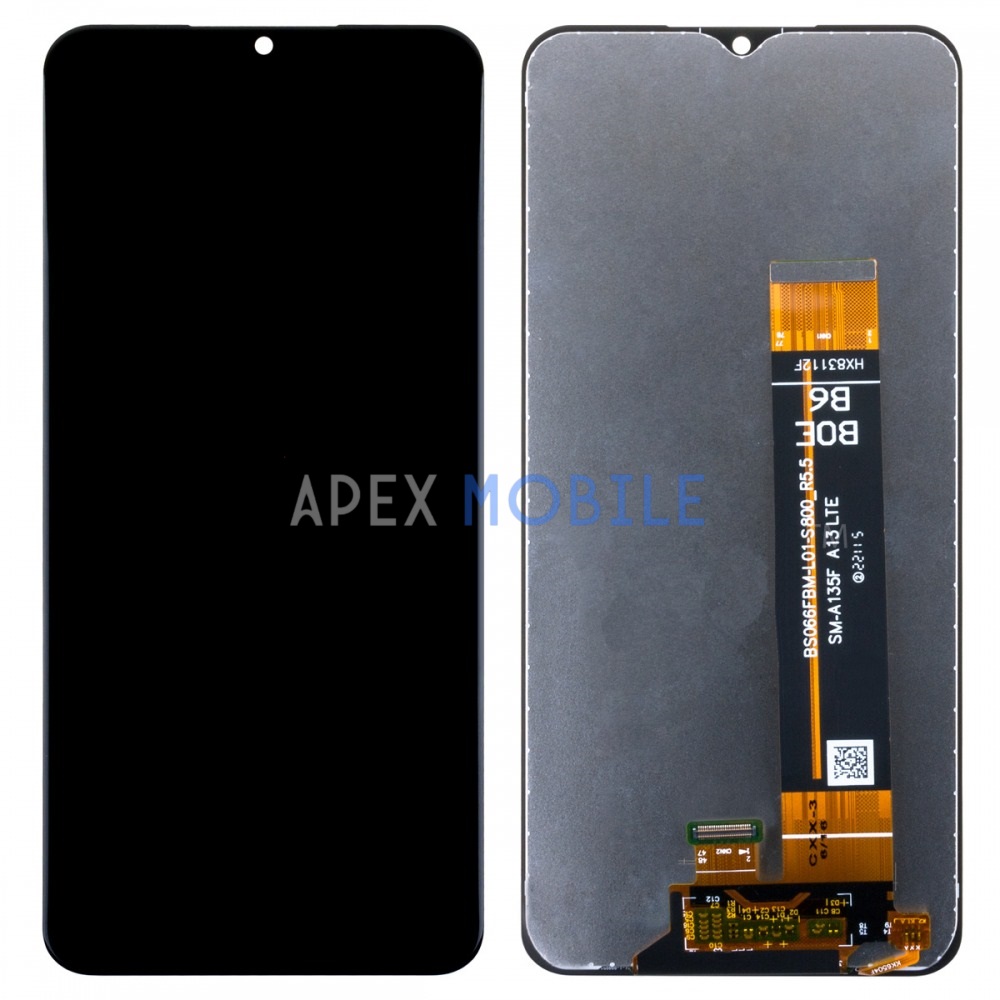Дисплей для Samsung Galaxy A13/A135F с тачскрином (черный) - Оригинал
